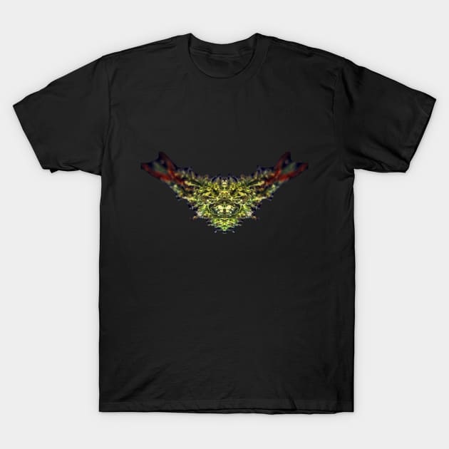 Macro Marijuana Skull Fairy T-Shirt by cannacandids